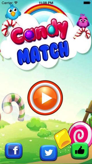 Candy Match Blitz-Amazing pop and match candies game for kids and girls
