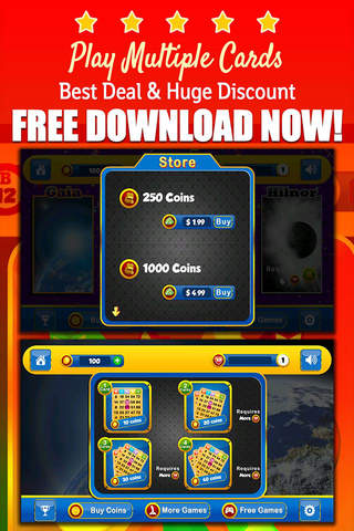 Bingo Lucky Star PRO - Play Online Casino and Gambling Card Game for FREE ! screenshot 3