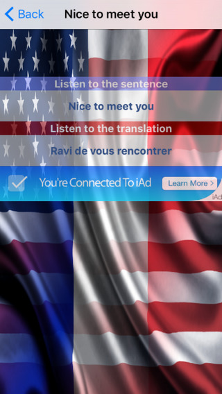USA France Sentences - English French Audio