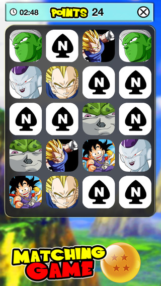 Matching Game for DBZ Unofficial Version