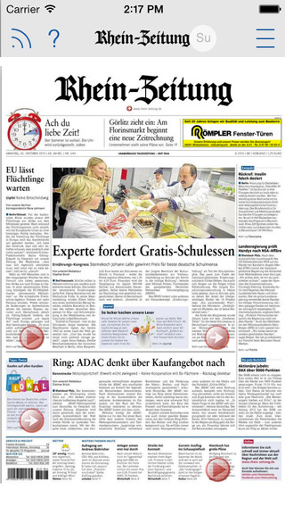 Rhein-Zeitung und ihre Heimatausgaben