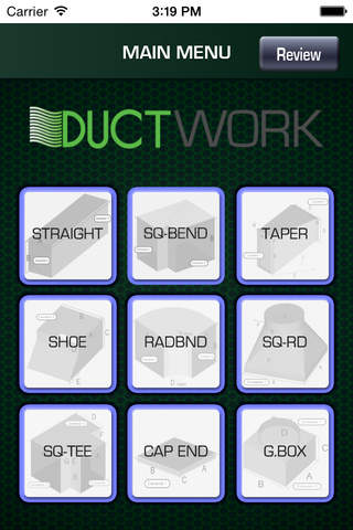 Ductwork Ordering App screenshot 2