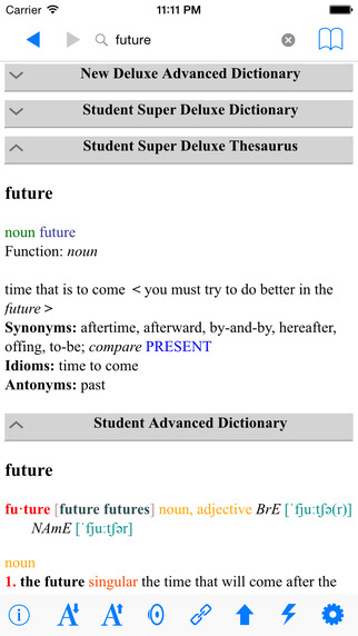 Student Advanced Dictionary Deluxe