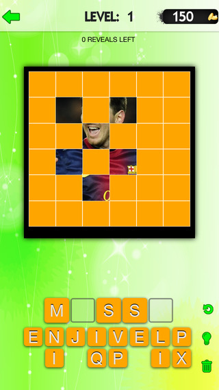 Soccer Trivia Quiz Game - Reveal the Picture and Guess Who is the Famous Football Player
