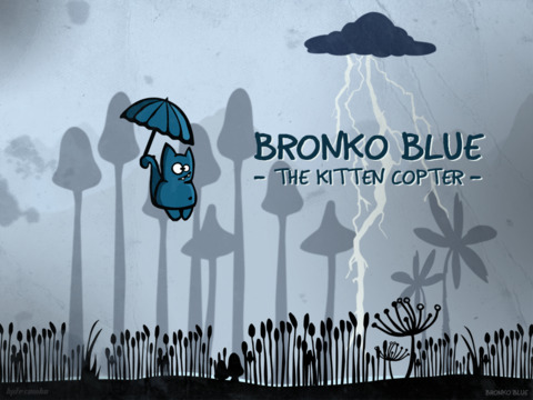 【免費遊戲App】Bronko Blue Lite, the kitten copter-APP點子