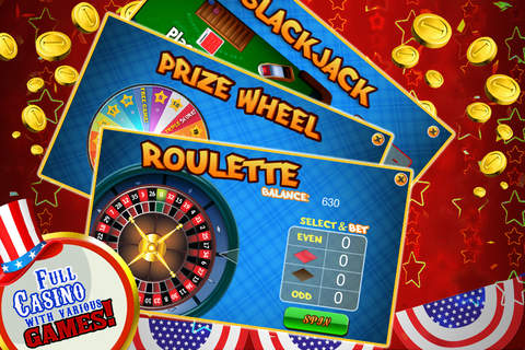 777 All American Empire Slot-Machine - Spin to Win Big Prizes screenshot 2