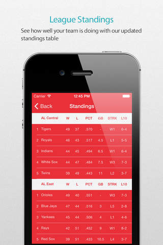 LAA Baseball Schedule Pro — News, live commentary, standings and more for your team! screenshot 4