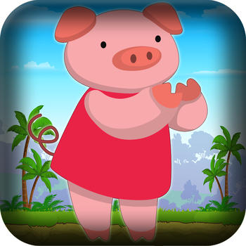 Super Pig Acrobat Jumping Rush - Piggy Food Collecting Game LOGO-APP點子