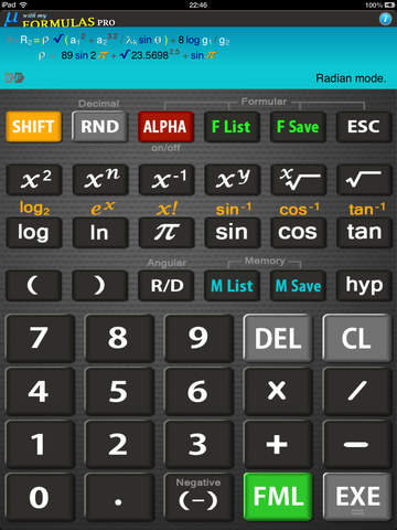 【免費生產應用App】Scientific Calculator Mu PRO with my Formulas-APP點子