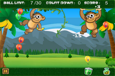 Monkey Balloon Battle - Super Speed Tapping  Mania- Free screenshot 3