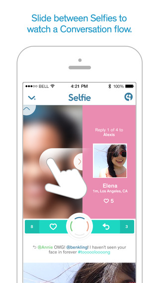 【免費社交App】Selfie - Social Video Chat. Talk with Friends & New People through Video Selfies-APP點子