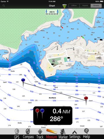 Strait of Bonifacio Chart Pro screenshot 2