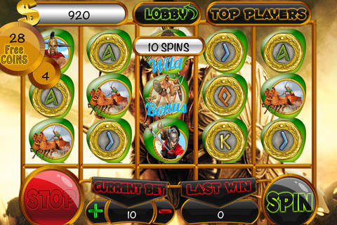 A Aage Gladiator Slots and Blackjack & Roulette screenshot 3