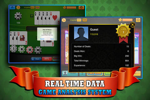 All Blackjack 21 - Practise Your Casino Game and Blackjack Skill for FREE ! screenshot 3