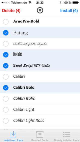 Installer Fonts - Install Emoji Fonts for iOS8