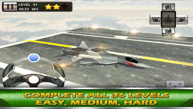 【免費遊戲App】Jet Fighter Parking Simulator Game 2015-APP點子