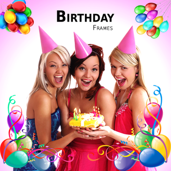 Birthday Cake Photo Frames LOGO-APP點子