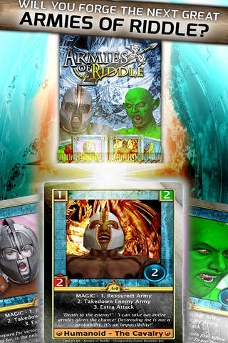 Armies Of Riddle CCG Multiplayer PvP Battle Card Game screenshot 4