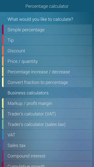 Percentage Calculator - percent discount tip calculator