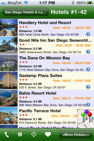 San Diego Hotels screenshot 2