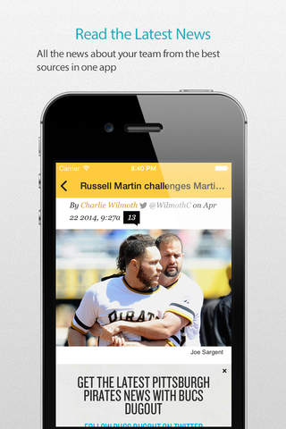 Pittsburgh Baseball Schedule — News, live commentary, standings and more for your team! screenshot 3