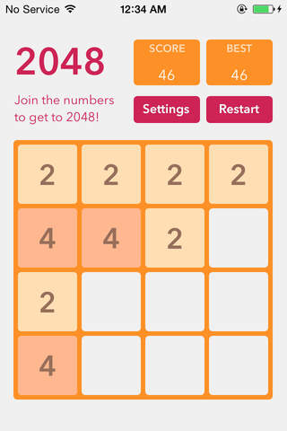 2048 Random On Square screenshot 2