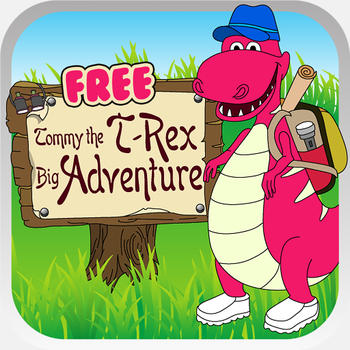 Tommy the T-Rex Big Adventure Free - Story of My Lost World of Dinosaurs LOGO-APP點子