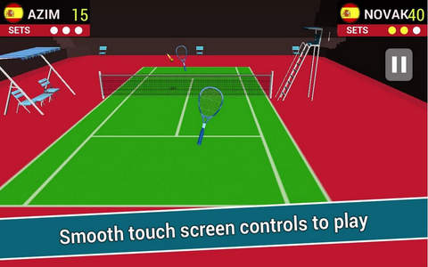 Perfect Tennis 3D Pro screenshot 3