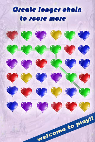 A hot Heart dots loop saga:Match the hearts screenshot 2