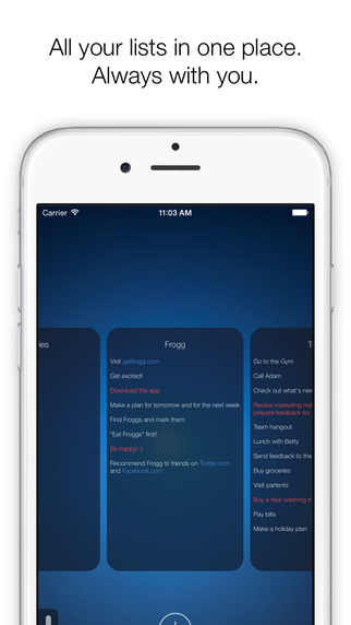 Frogg - Reminders To-Do List Checklists and Daily Task Manager