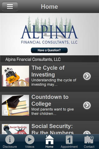 Alpina Financial Consultants screenshot 2