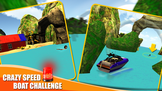 【免費遊戲App】Power Boat Rescue Simulator 3D-APP點子