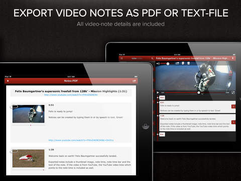 【免費攝影App】TubeNotes - Video Player for YouTube and Video Notes-APP點子