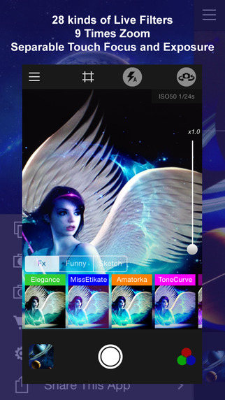 【免費攝影App】Alien Camera - Manual & Mirror Camera with Awesome Filters and Photo Editor-APP點子