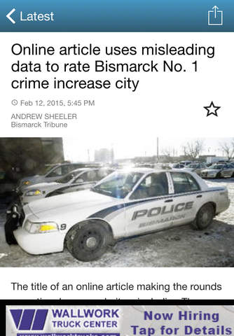 Bismarck Tribune screenshot 3