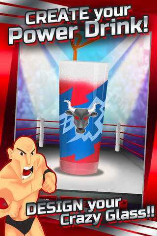 My Top Superstars Wrestling Power Drinks Game Pro screenshot 3