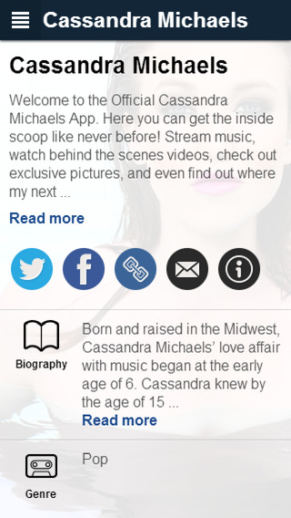 Cassandra Michaels Mobile App