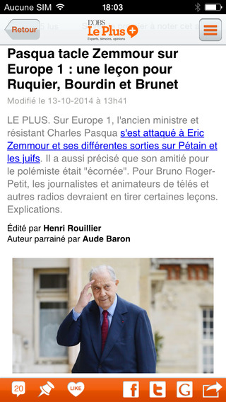 【免費新聞App】Le Plus par l'Obs, points de vue sur l'actualité et la politique en France et dans le monde-APP點子