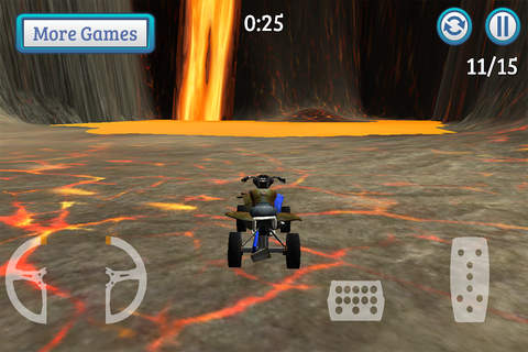 Stunt Racer - Volcano Escape screenshot 2