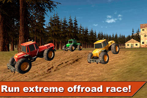 Farming Tractor Racing 3D Full screenshot 2