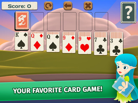 【免費遊戲App】Fairy Solitaire De Luxe-APP點子