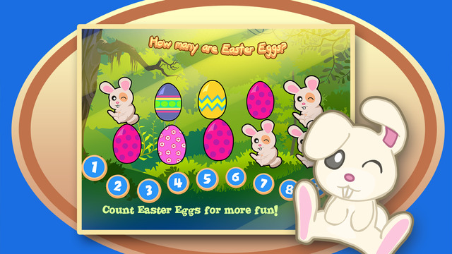 【免費教育App】Bunny Rabbits in counting numbers and the Easter Egg-APP點子