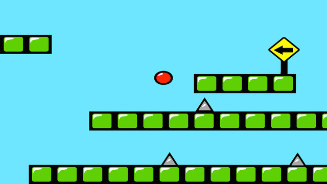 【免費遊戲App】Red Bouncing Ball Spikes Free-APP點子