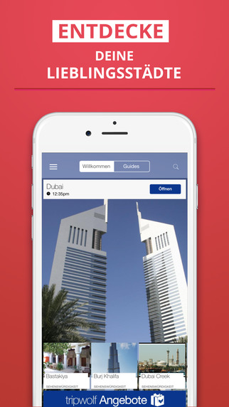 Dubai - dein Reiseführer mit Offline Karte von tripwolf City Guide für Sehenswürdigkeiten Restaurant