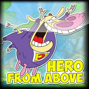 Hero From Above - Cow and Chicken Version LOGO-APP點子