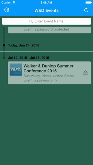 Walker Dunlop Events