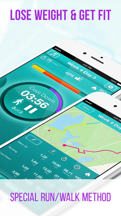 Start running PRO! Walking-jogging plan, GPS & Running Tips by Red Rock Apps Screenshot 2