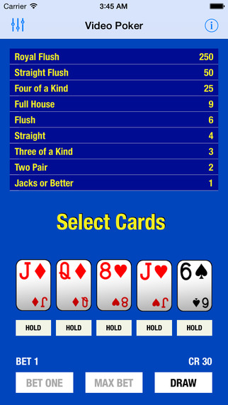 【免費遊戲App】Video Poker for Apple Watch-APP點子