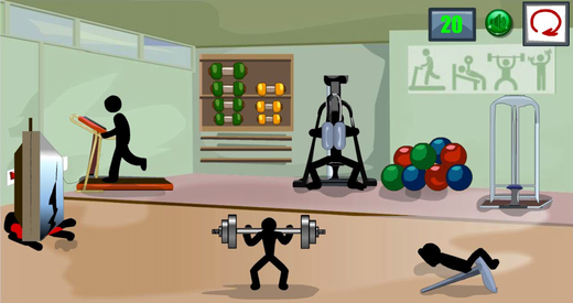 【免費遊戲App】Stickman Gym-APP點子