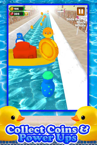 3D Rubber Ducky Girly Girl - All Fun Little Teenage Kid Swim Game for Free screenshot 3